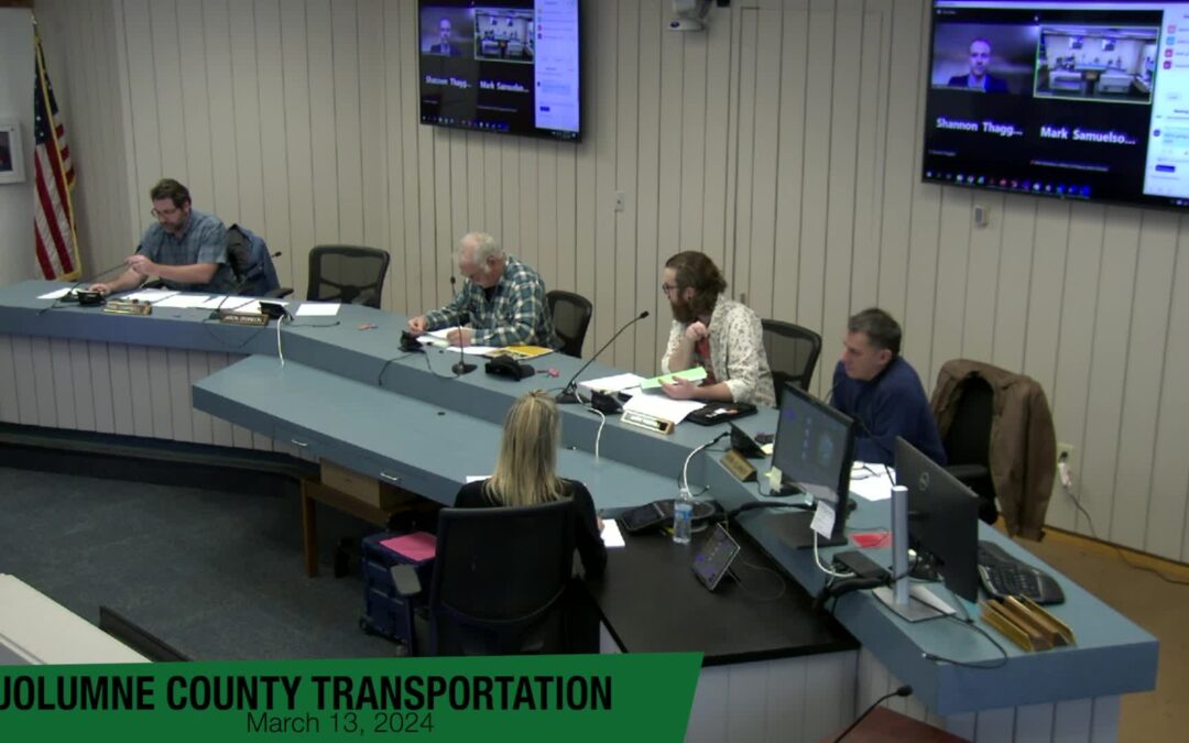 Tuolumne County Transportation Council – March 13, 2024