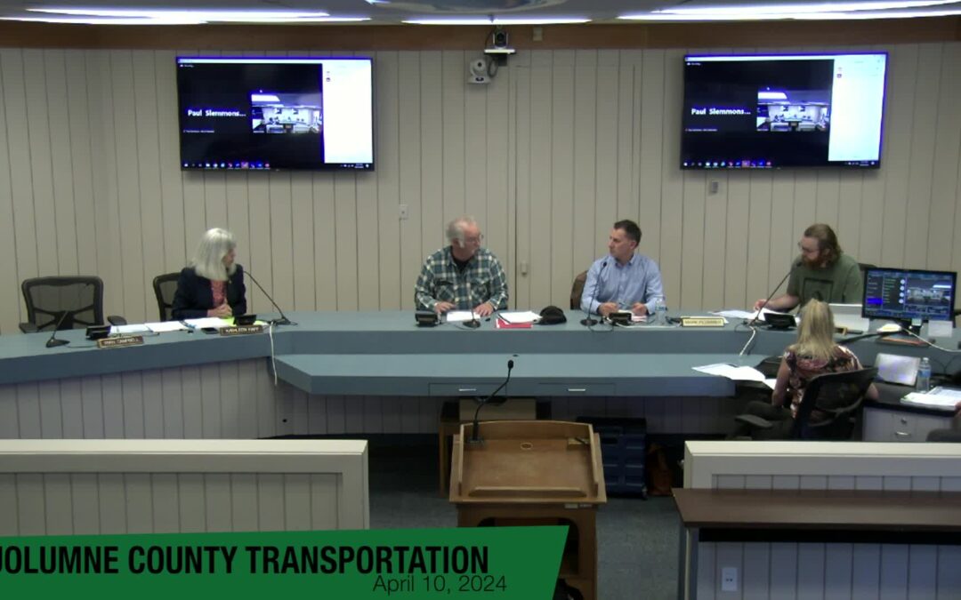 Tuolumne County Transportation Council – April 10, 2024