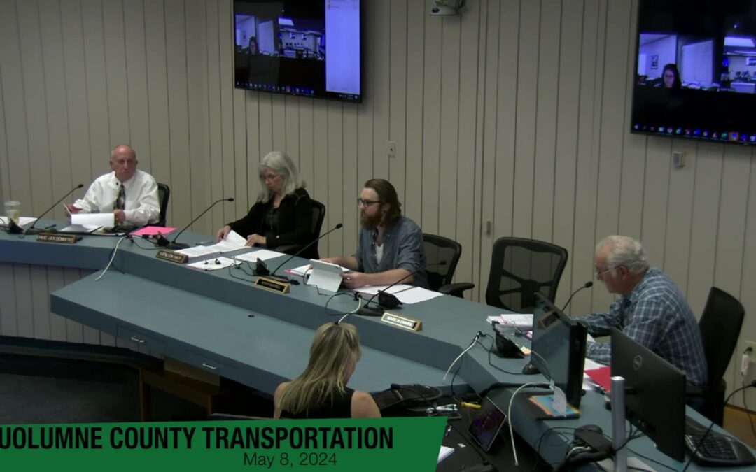 Tuolumne County Transportation Council – May 8, 2024