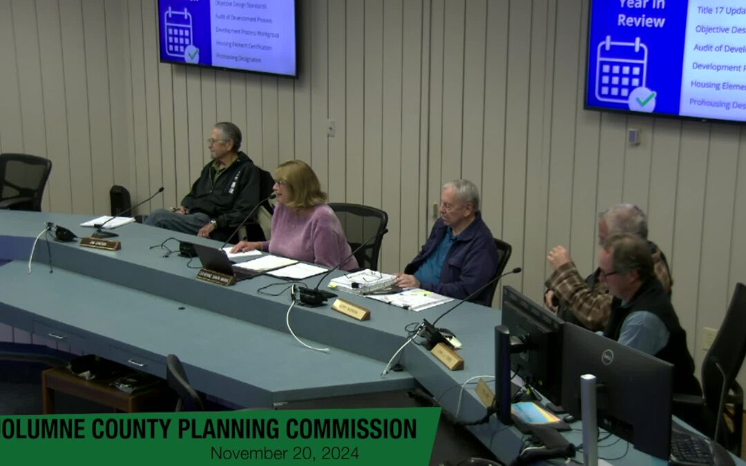 Tuolumne County Planning Commission – November 20, 2024