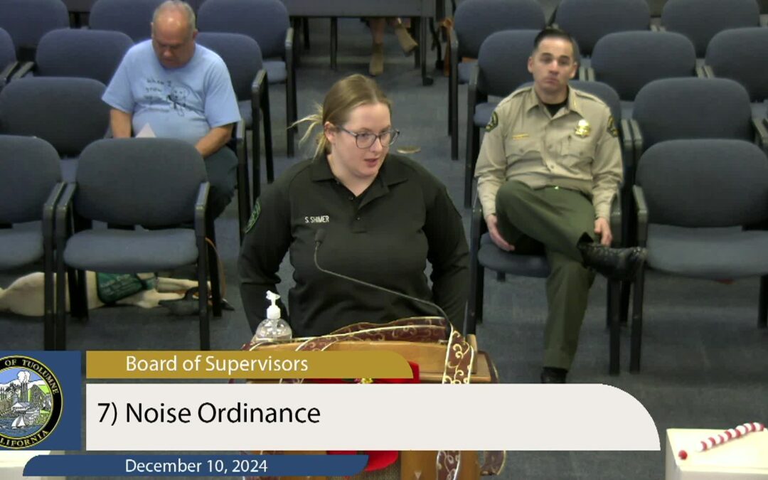 Tuolumne County Board of Supervisors – December 10, 2024