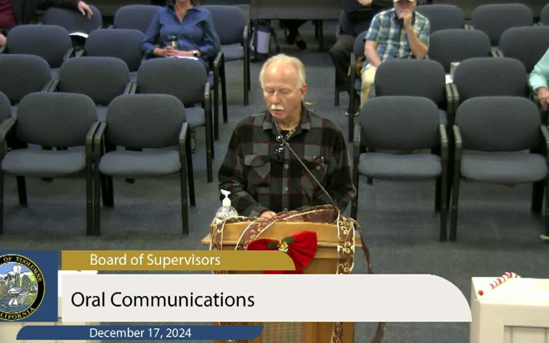 Tuolumne County Board of Supervisors – December 17, 2024