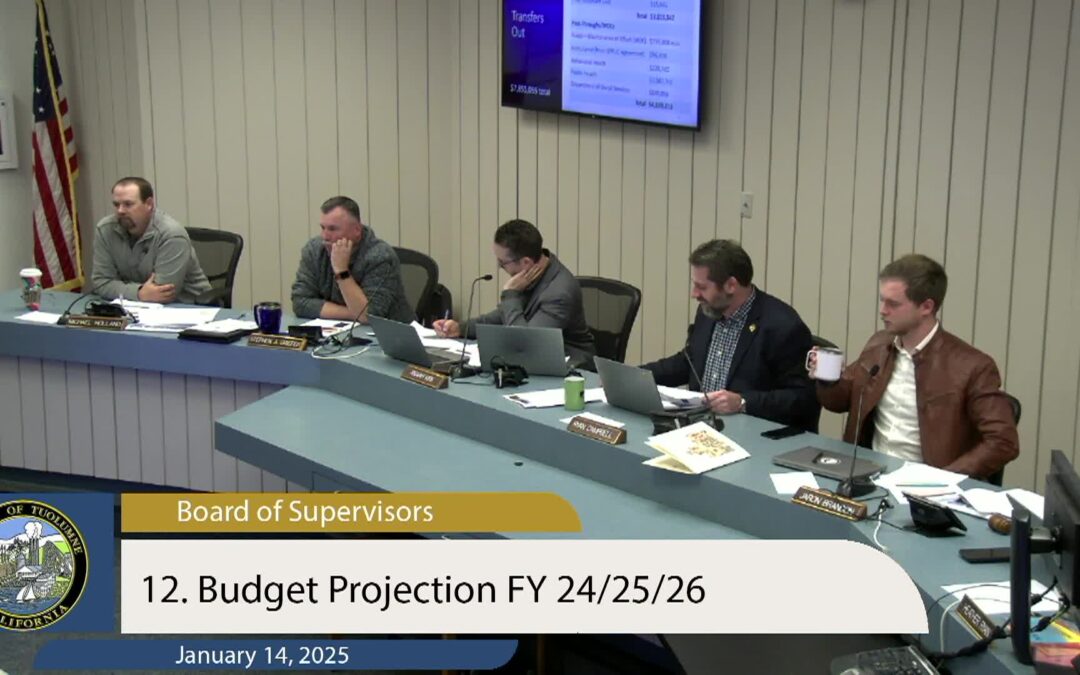 Tuolumne County Board of Supervisors – January 14, 2025