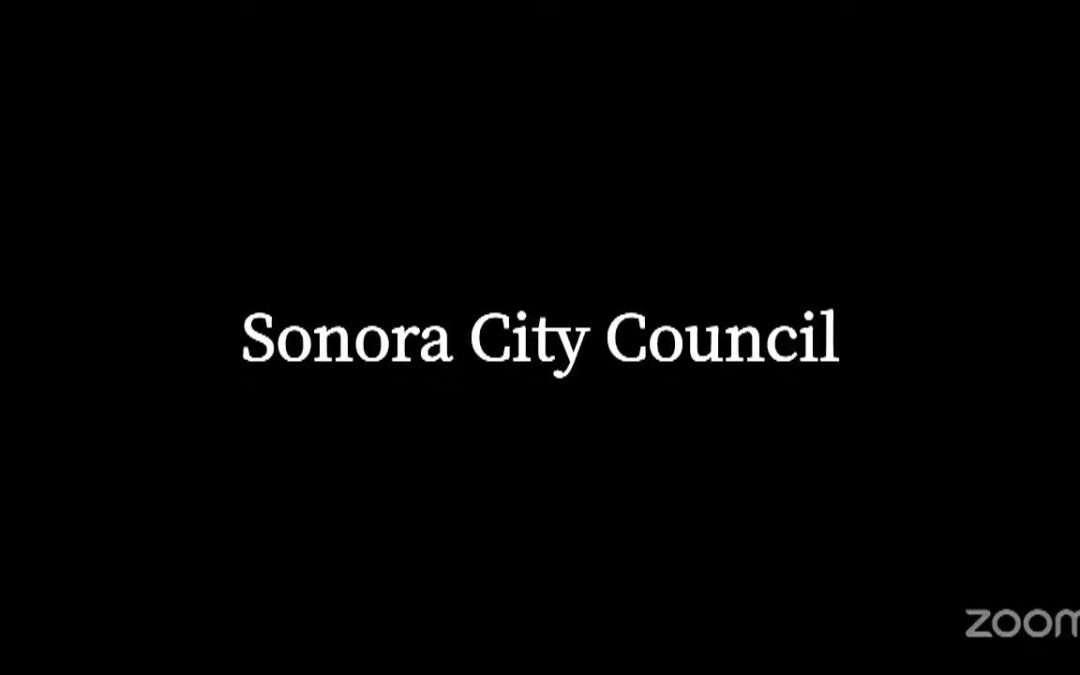 Sonora City Council – January 6, 2025
