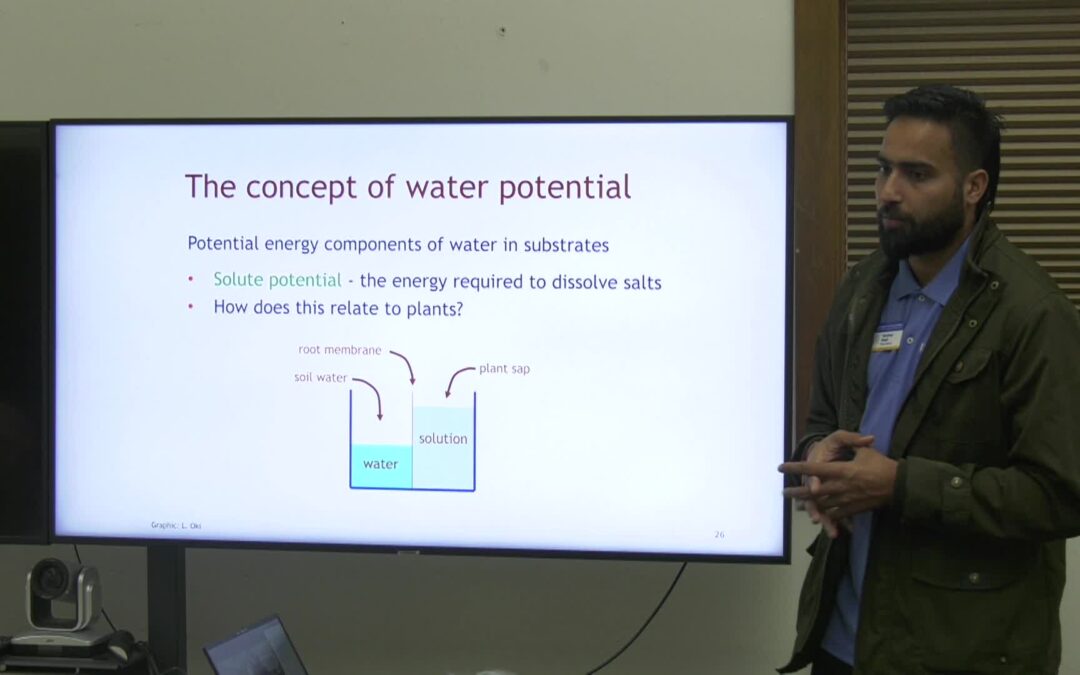 Master Gardeners: Water Management in Home Garden & Landscape