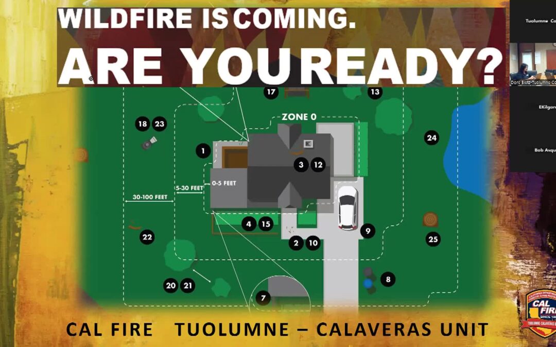 Tuolumne County Wildfire Preparedness Town Hall – Part 2 – April 29, 2025