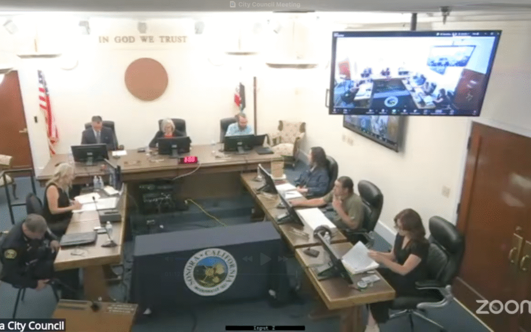 Sonora City Council – May 19, 2025