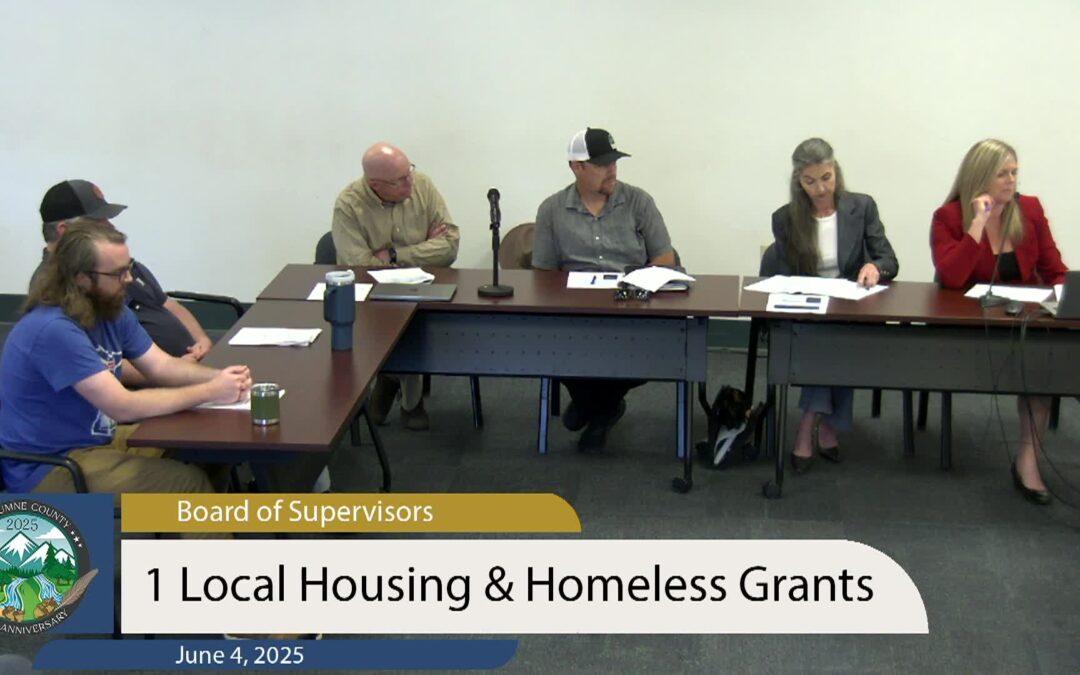 Tuolumne County Board of Supervisors – June 4, 2025 (Special)