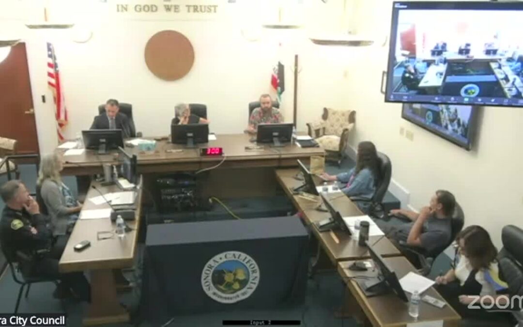 Sonora City Council – July 7, 2025