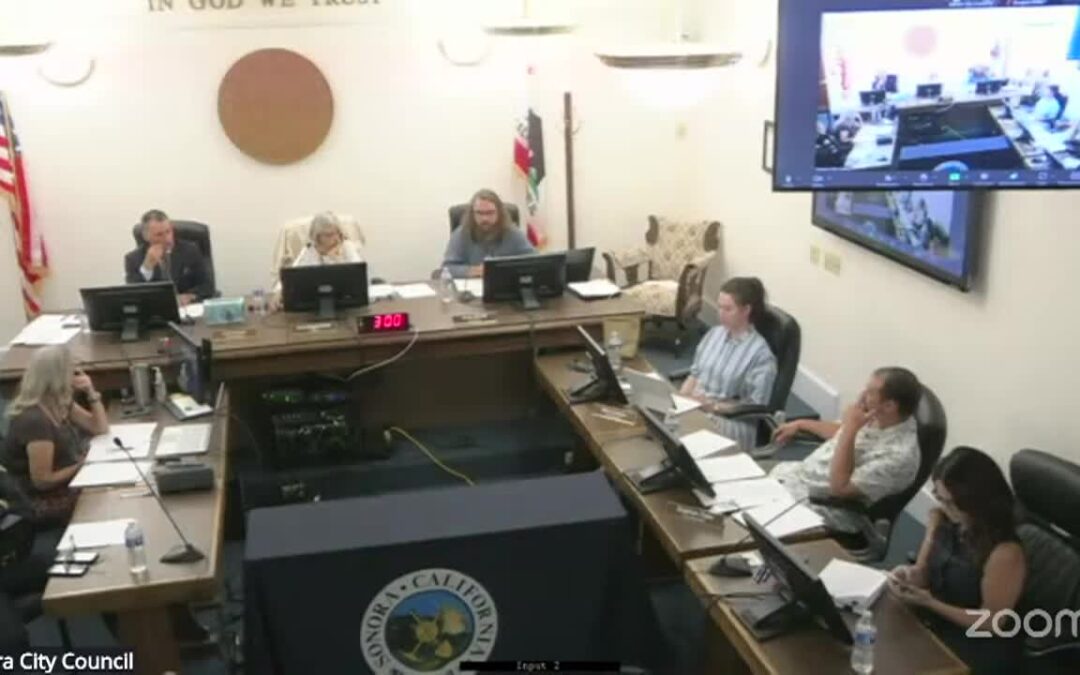 Sonora City Council – September 2, 2025