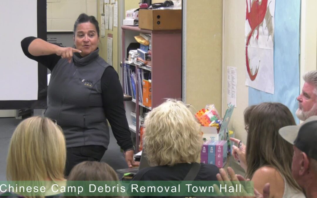 Chinese Camp Debris Removal Town Hall