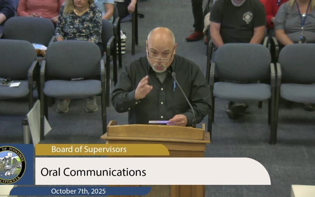 Tuolumne County Board of Supervisors – October 7, 2025