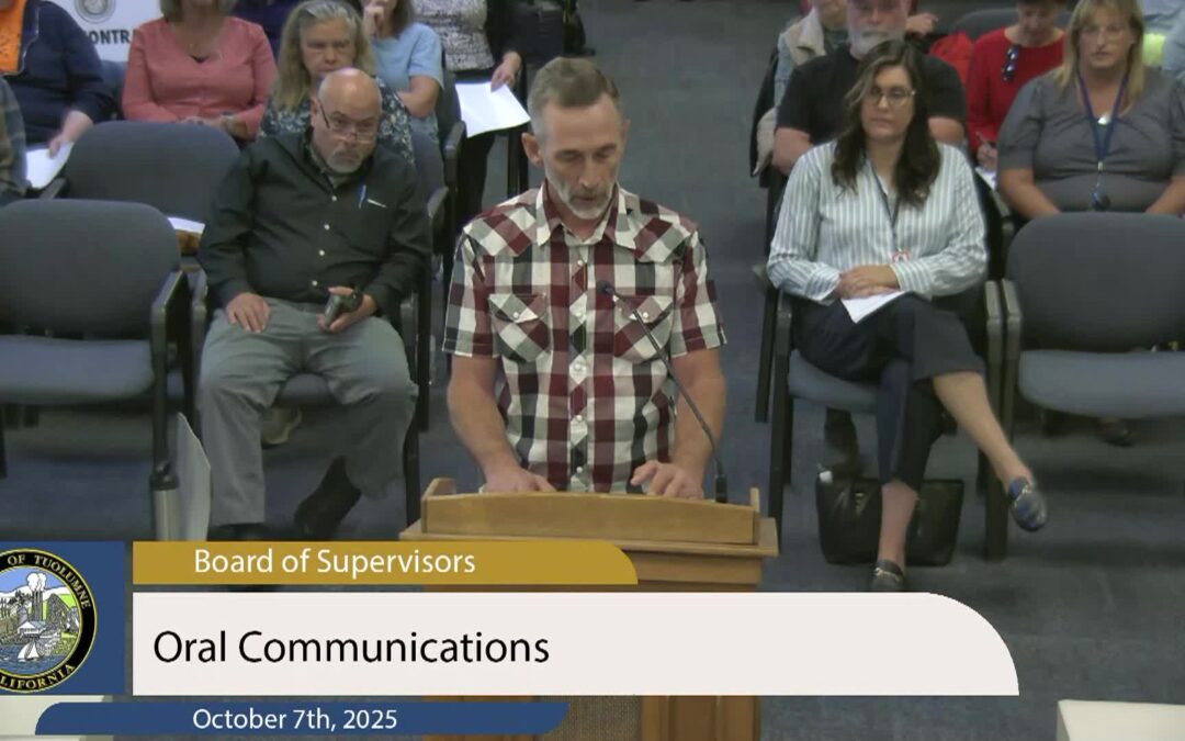 Tuolumne County Board of Supervisors – October 7, 2025