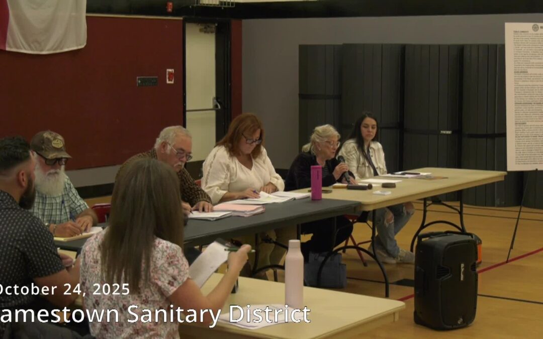 Jamestown Sanitation District – October 24, 2025