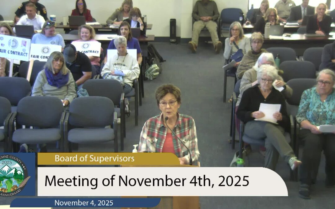 Tuolumne County Board of Supervisors – November 4, 2025