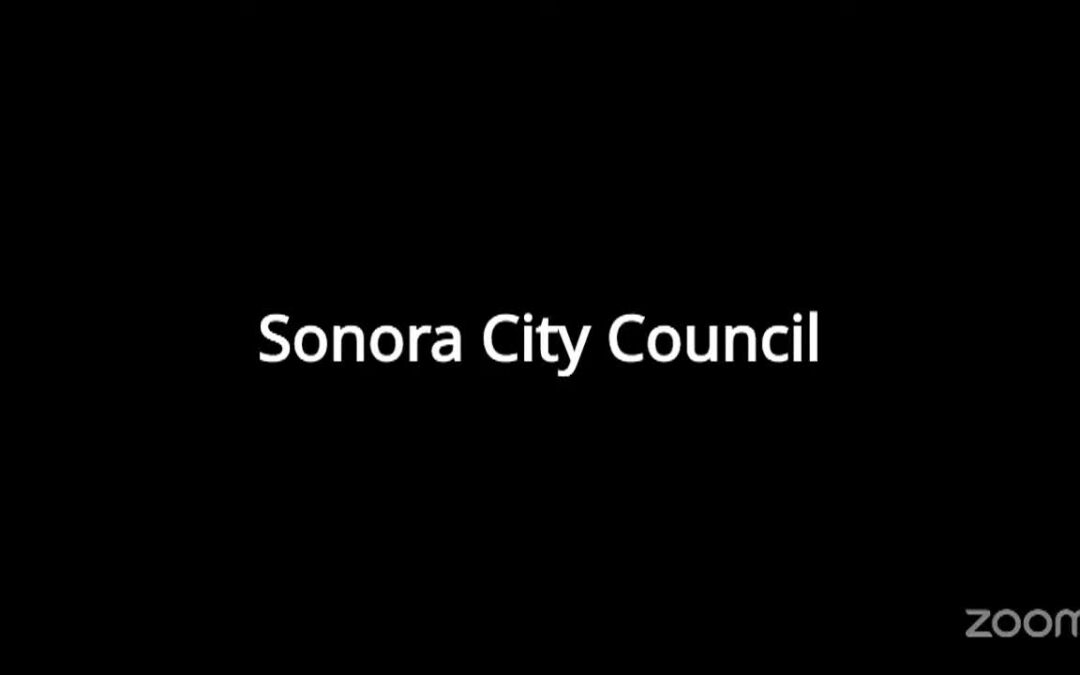 Sonora City Council – December 15, 2025
