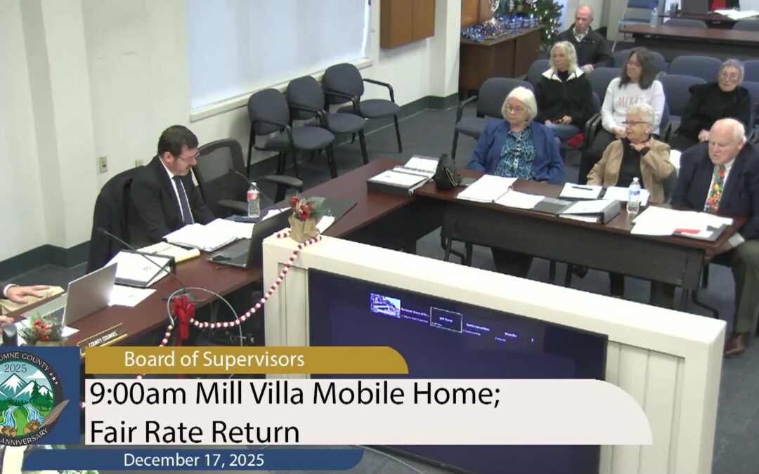 Tuolumne County Board of Supervisors – December 17, 2025