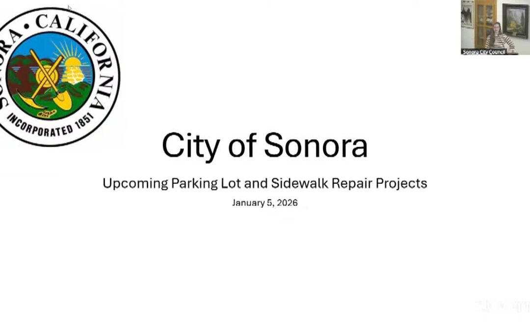 Sonora City Council – January 5, 2026