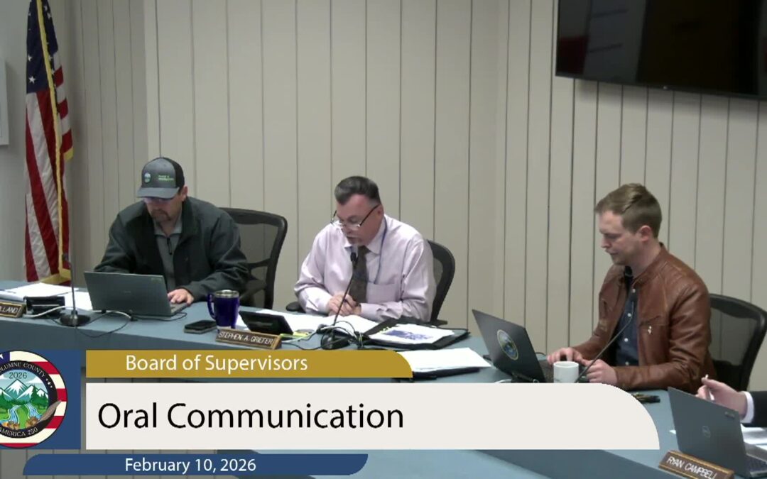 Tuolumne County Board of Supervisors – February 10, 2026