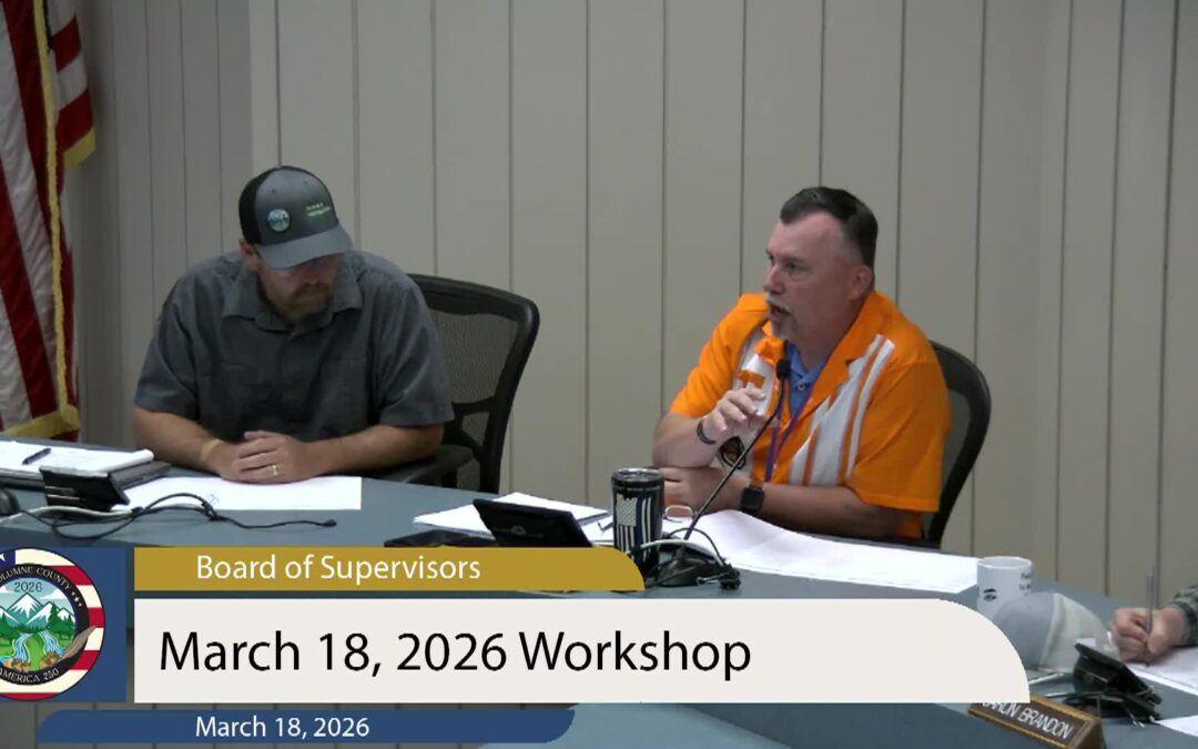 Tuolumne County Board of Supervisors – March 18, 2026