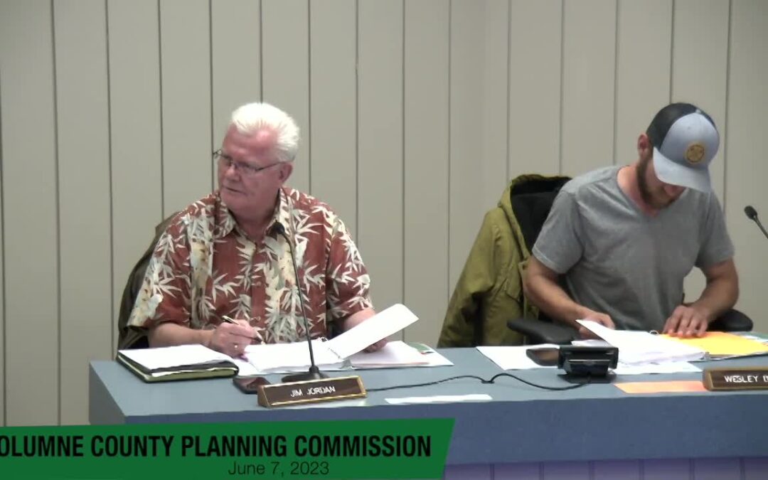 Tuolumne County Planning Commission – June 7, 2023