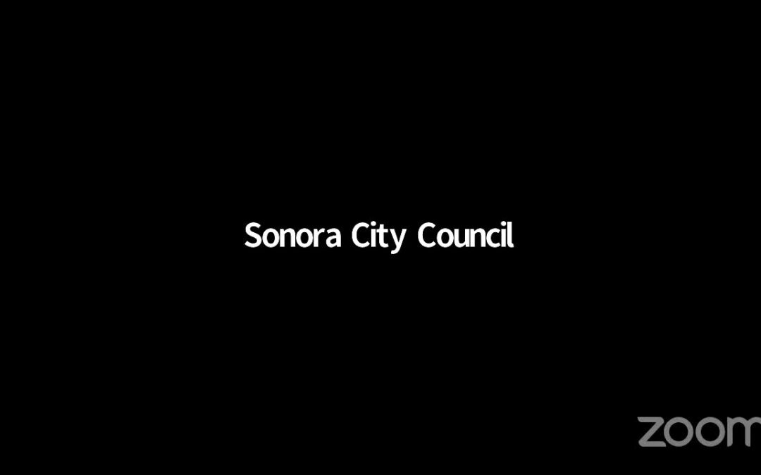Sonora City Council – July 3, 2023