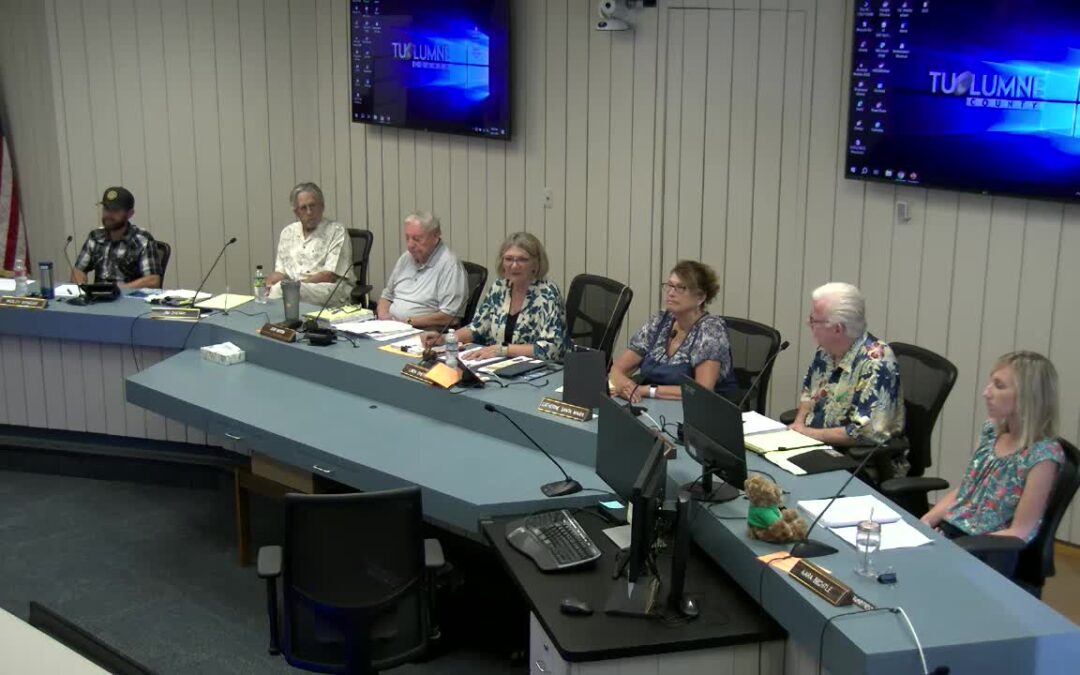Tuolumne County Planning Commission –  August 2, 2023