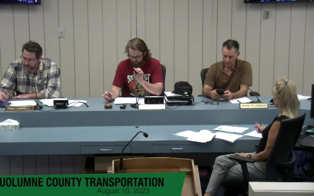 Tuolumne County Transportation Council – August 9, 2023