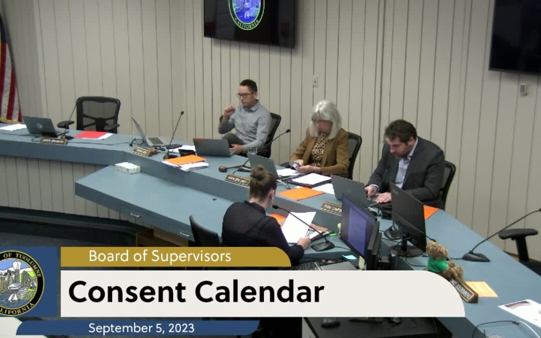 Tuolumne County Board of Supervisors –  September 5, 2023