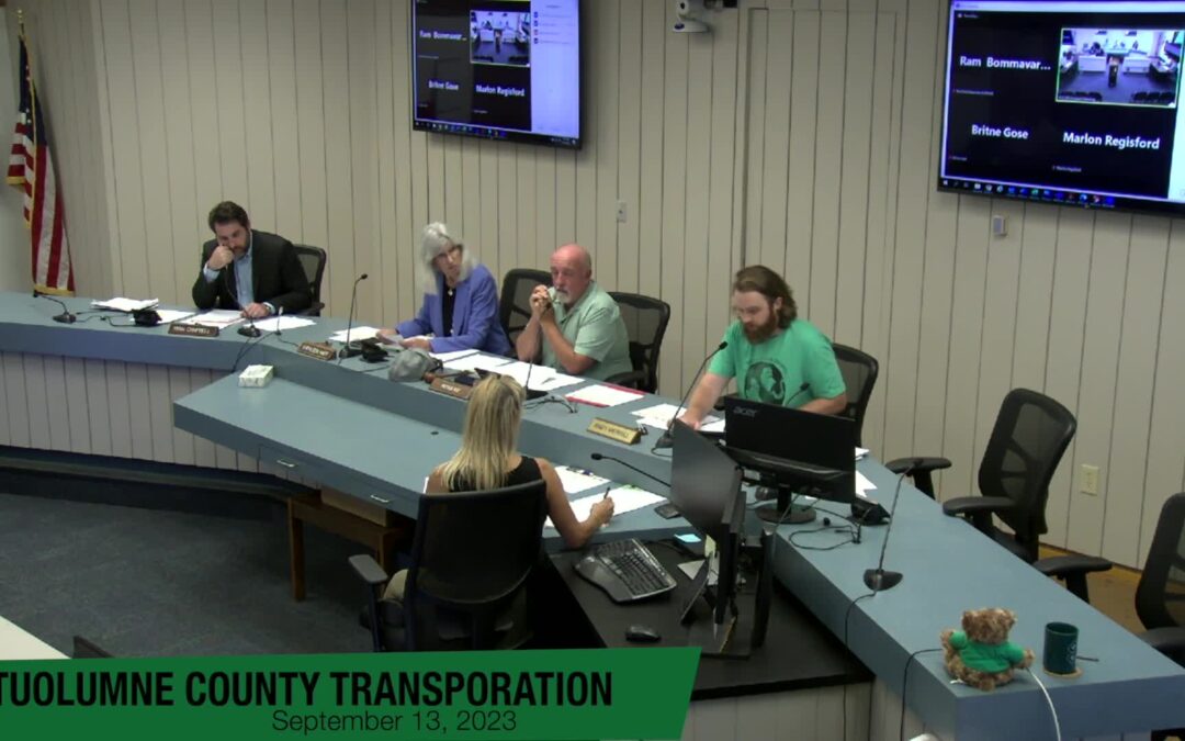 Tuolumne County Transportation Council – September 13, 2023