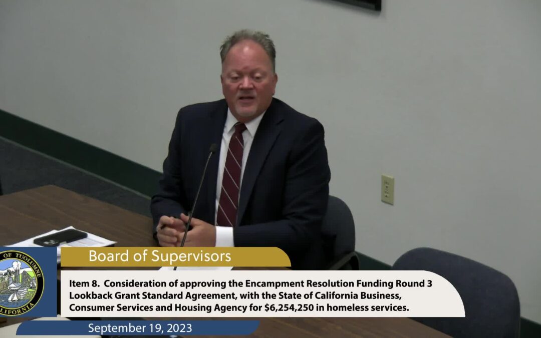 Tuolumne County Board of Supervisors –  September 19, 2023