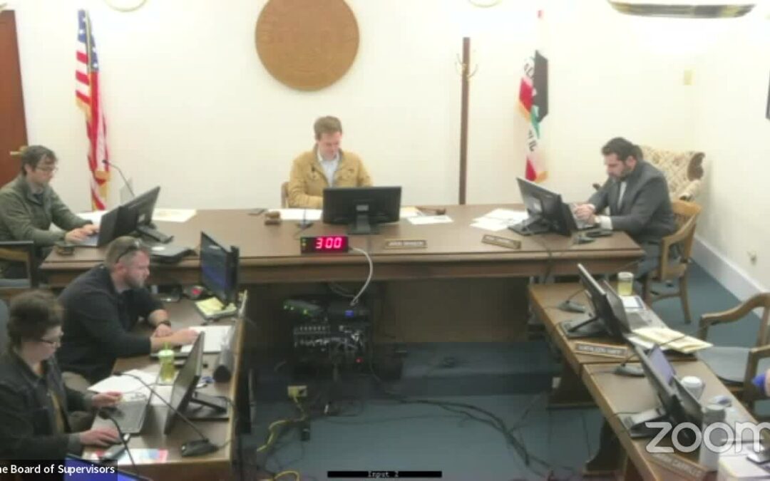 Tuolumne County Board of Supervisors –  January 23, 2024