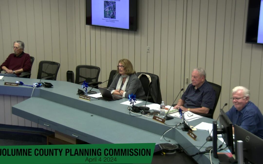 Tuolumne County Planning Commission –  April 3, 2024