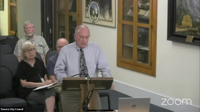Sonora City Council – August 5, 2024