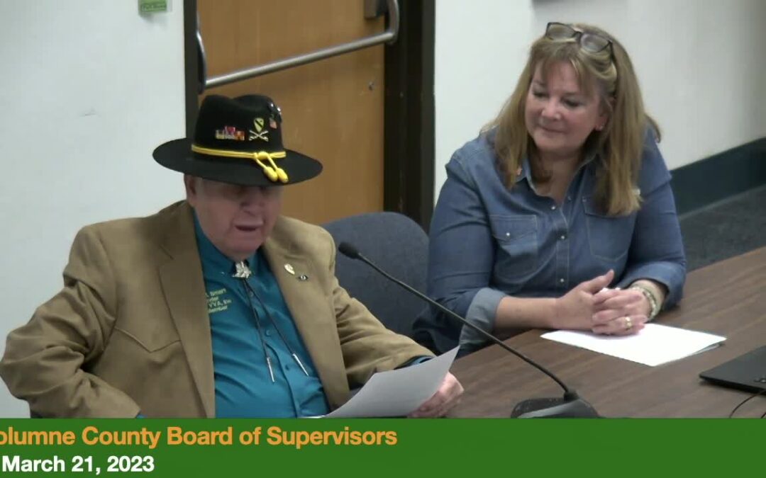 Tuolumne County Board of Supervisors –  March 21, 2023